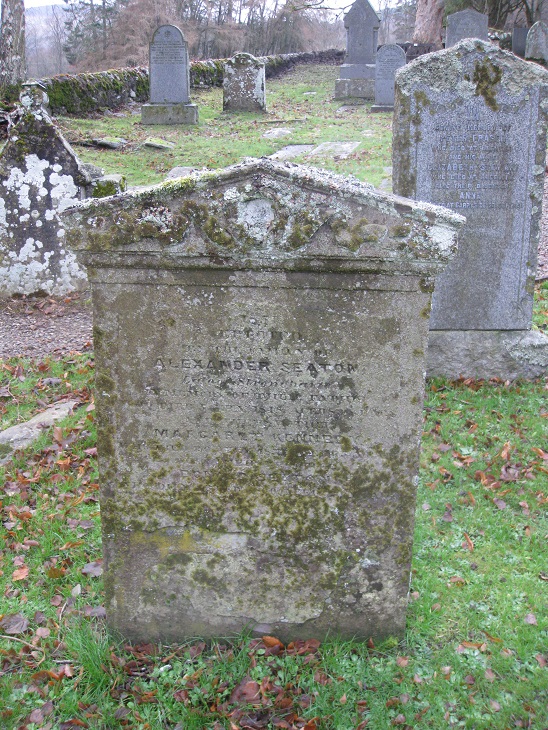 Alexander Seaton Inscription