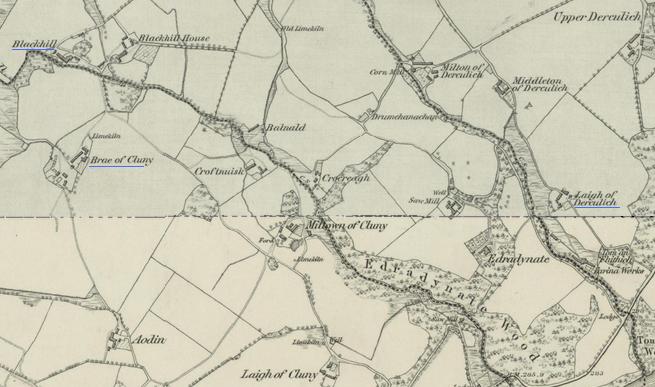 Blackhill, Derculich and Brae of Cluny