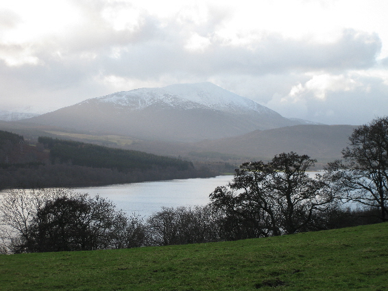 Strathtummel and a snow-clad Schiehallion