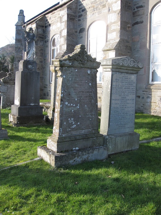 Monument to David Conacher and Janet Anderson Seaton