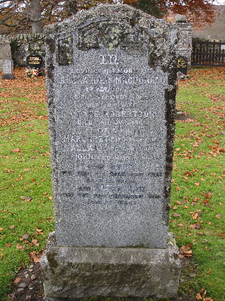 Monument to Alexander MacDonald of Bohespic